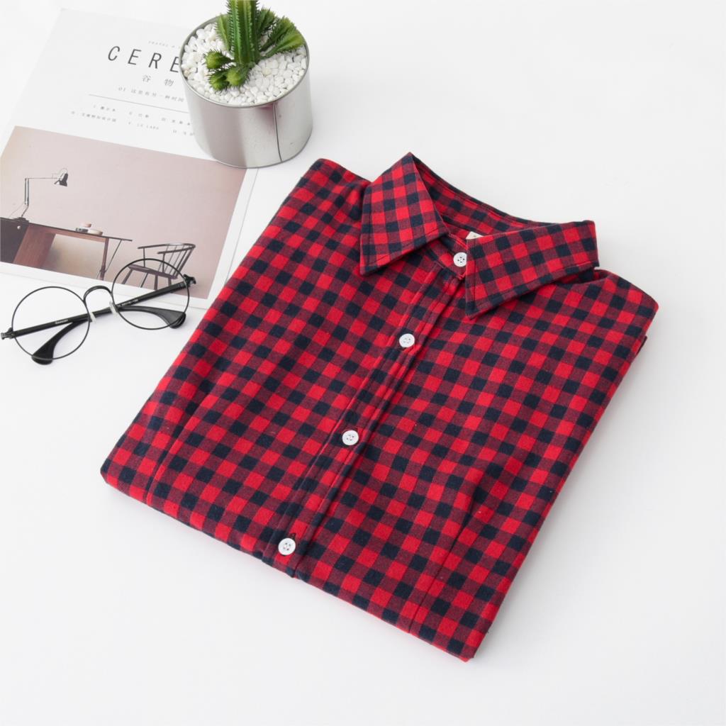 Women's Plaided Print Shirt