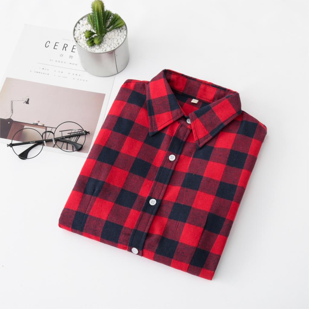 Women's Plaided Print Shirt