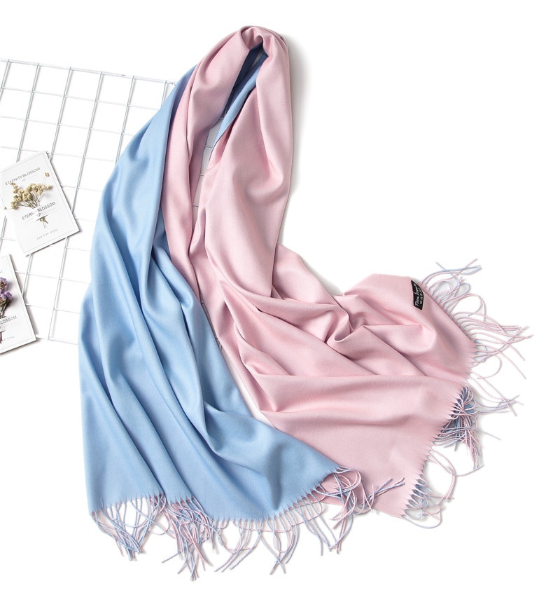 Women's Double Color Scarf