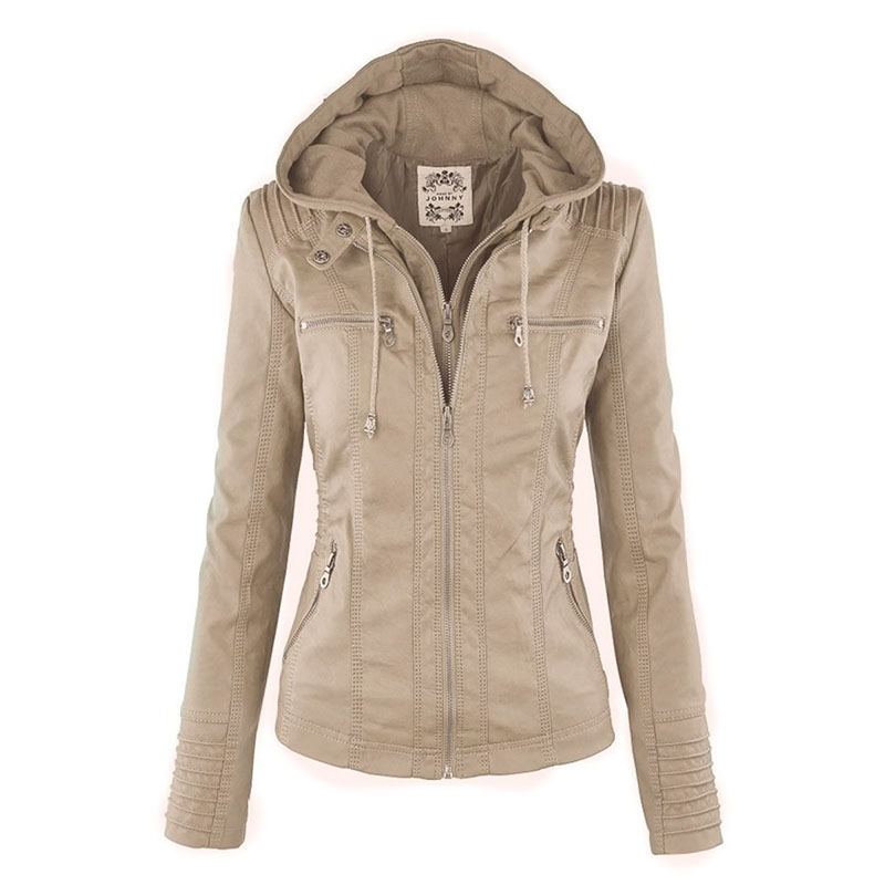 Women's PU Leather Jacket