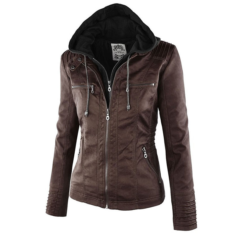 Women's PU Leather Jacket