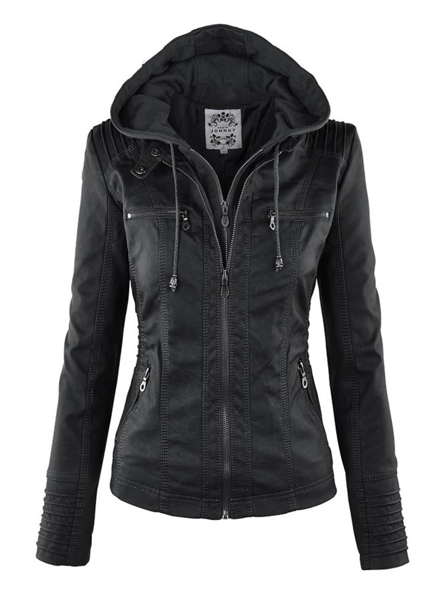 Women's PU Leather Jacket