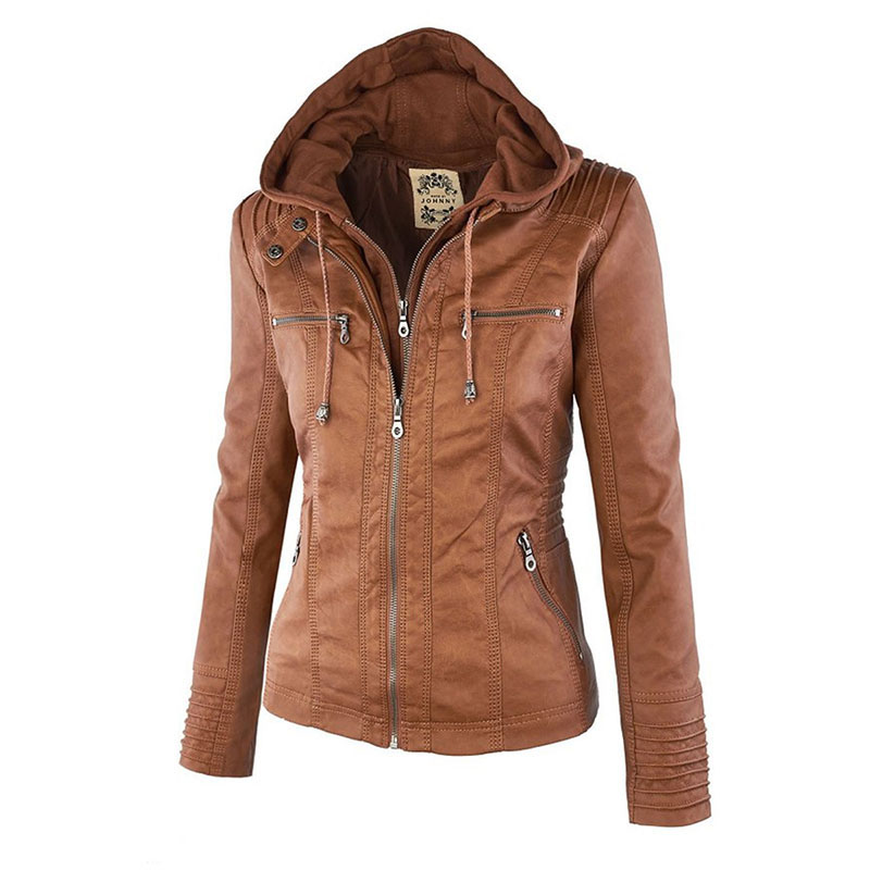 Women's PU Leather Jacket