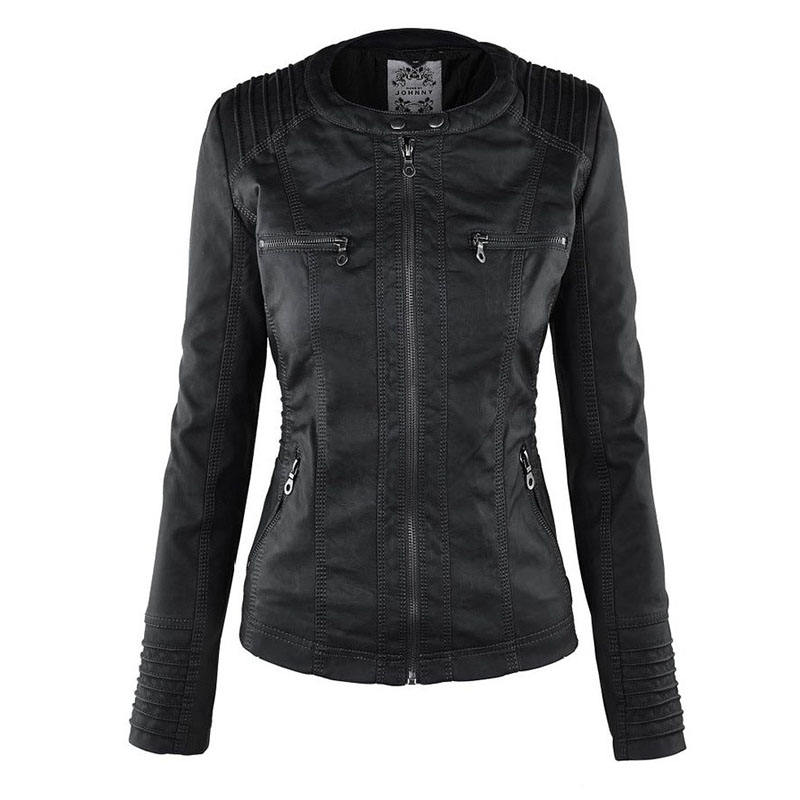 Women's PU Leather Jacket