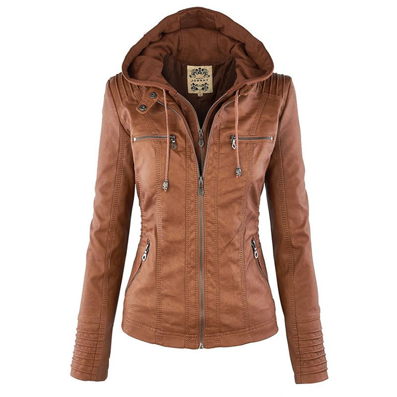 Women's PU Leather Jacket