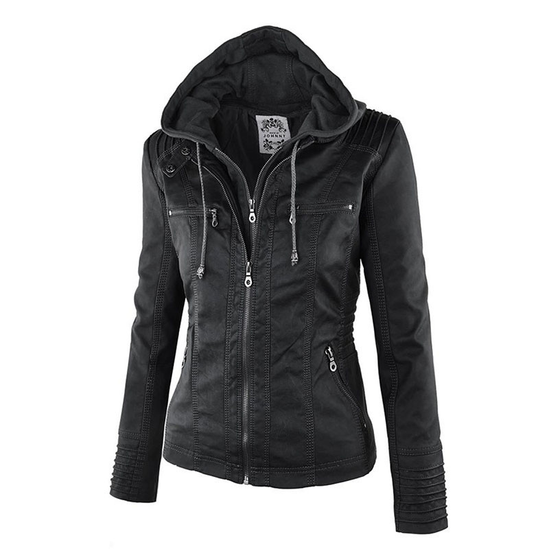 Women's PU Leather Jacket