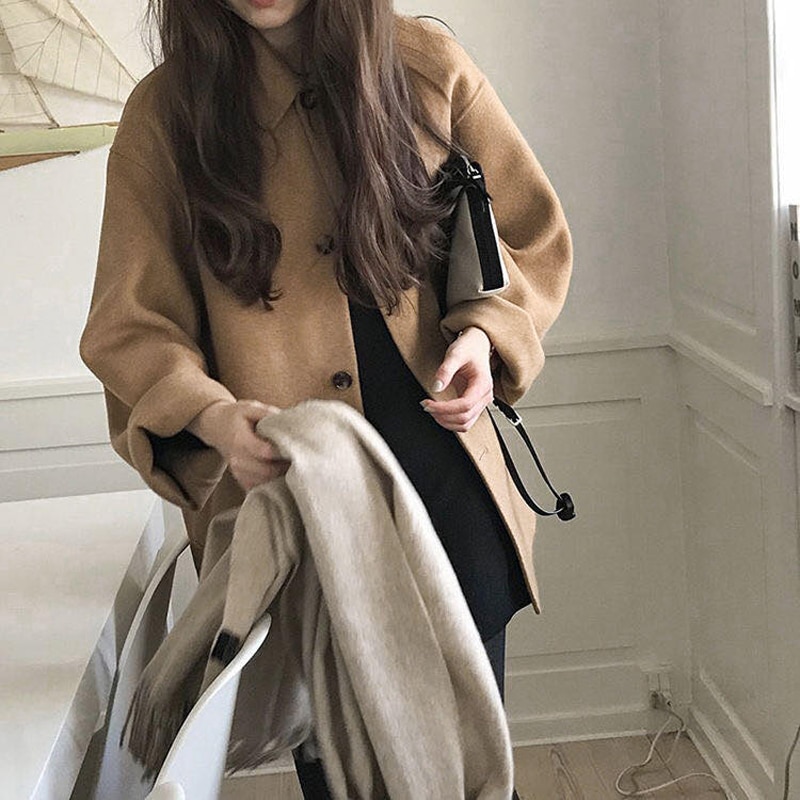 Women's Wool Casual Style Coat