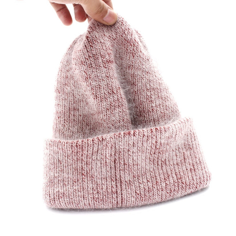 Women's Winter Hat with Rabbit Fur