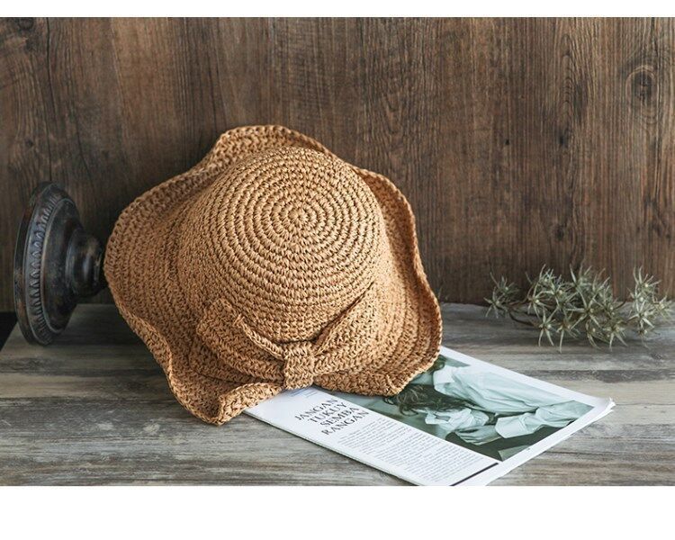 Women's Summer Panama Hat with Bow