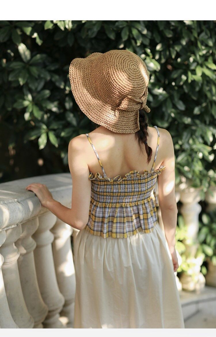 Women's Summer Panama Hat with Bow