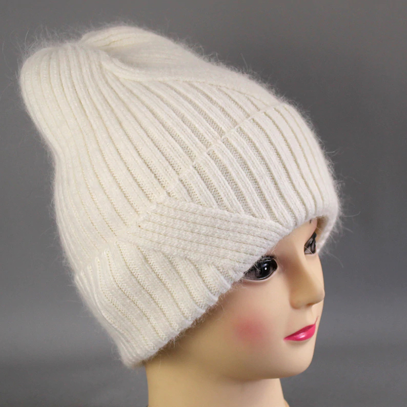 Wool Knitted Women's Beanie