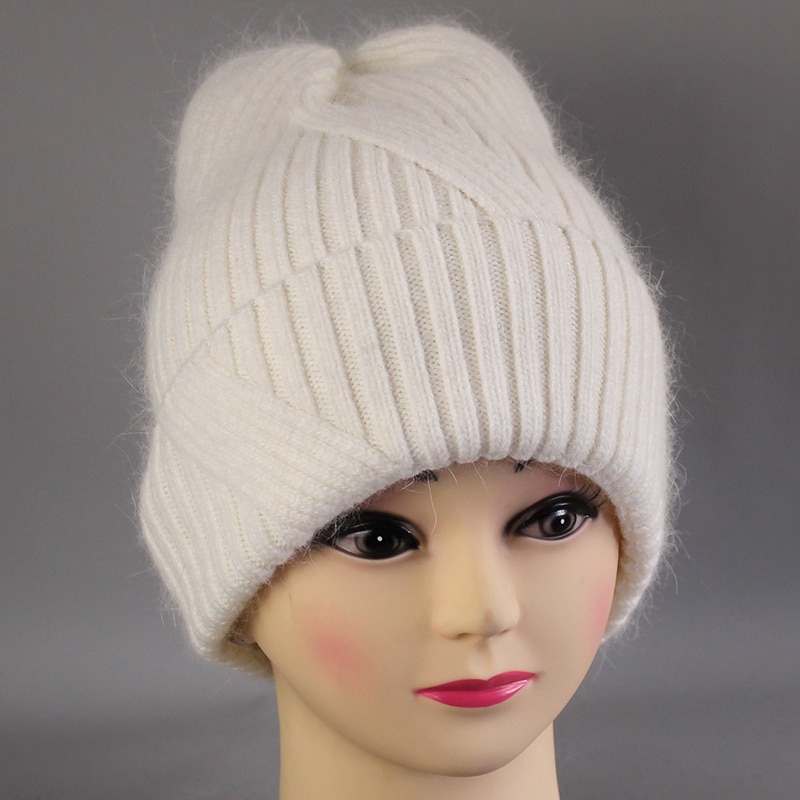 Wool Knitted Women's Beanie