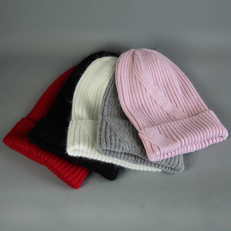 Wool Knitted Women's Beanie