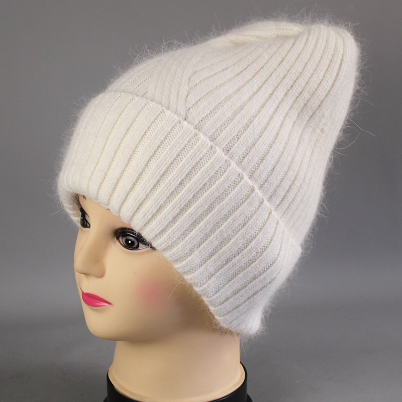 Wool Knitted Women's Beanie