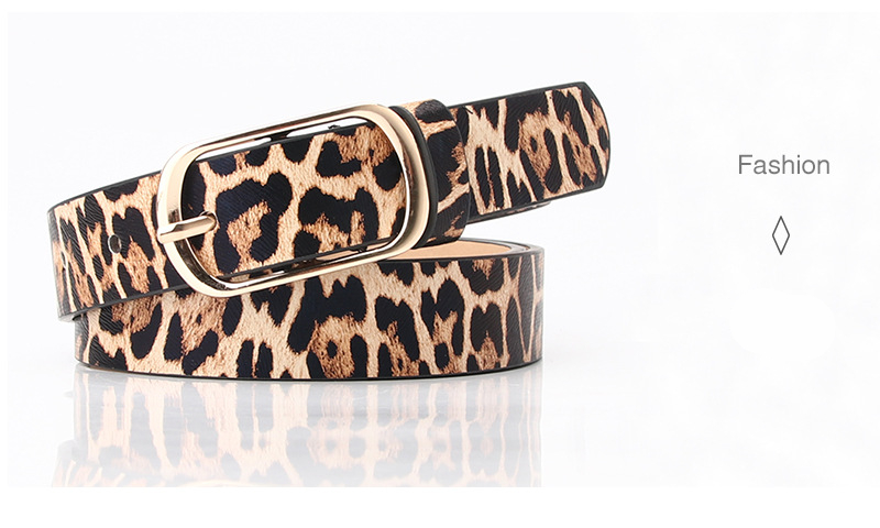 Women's Vintage Animal Textured Belt