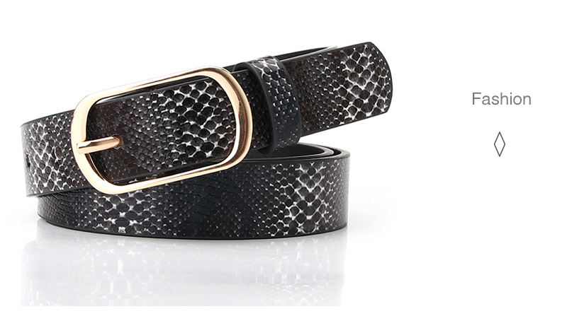 Women's Vintage Animal Textured Belt