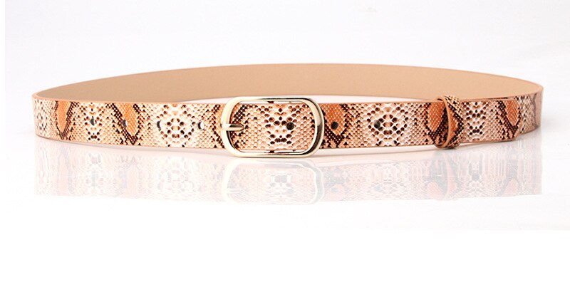 Women's Vintage Animal Textured Belt