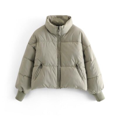 Women's Solid Color Oversized Parka