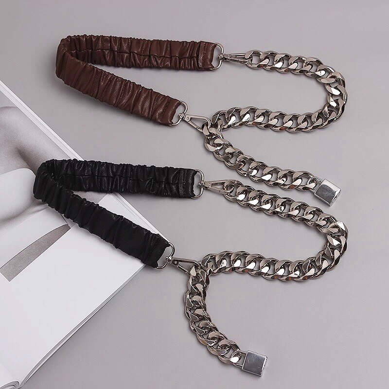 Silver Chain Belt for Women