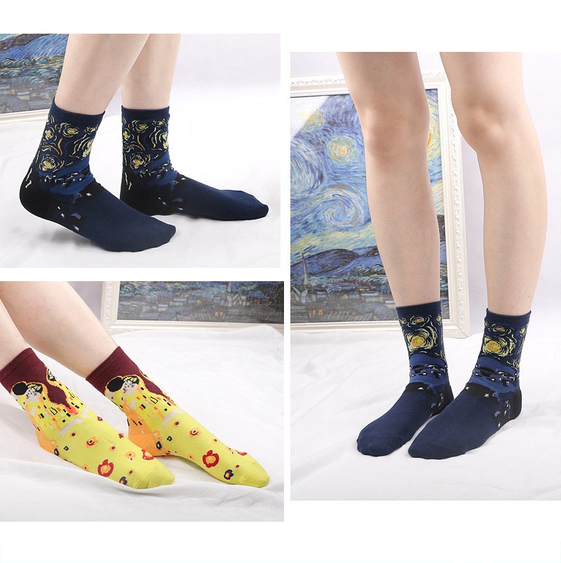 Paintings Socks 5 Pcs Set