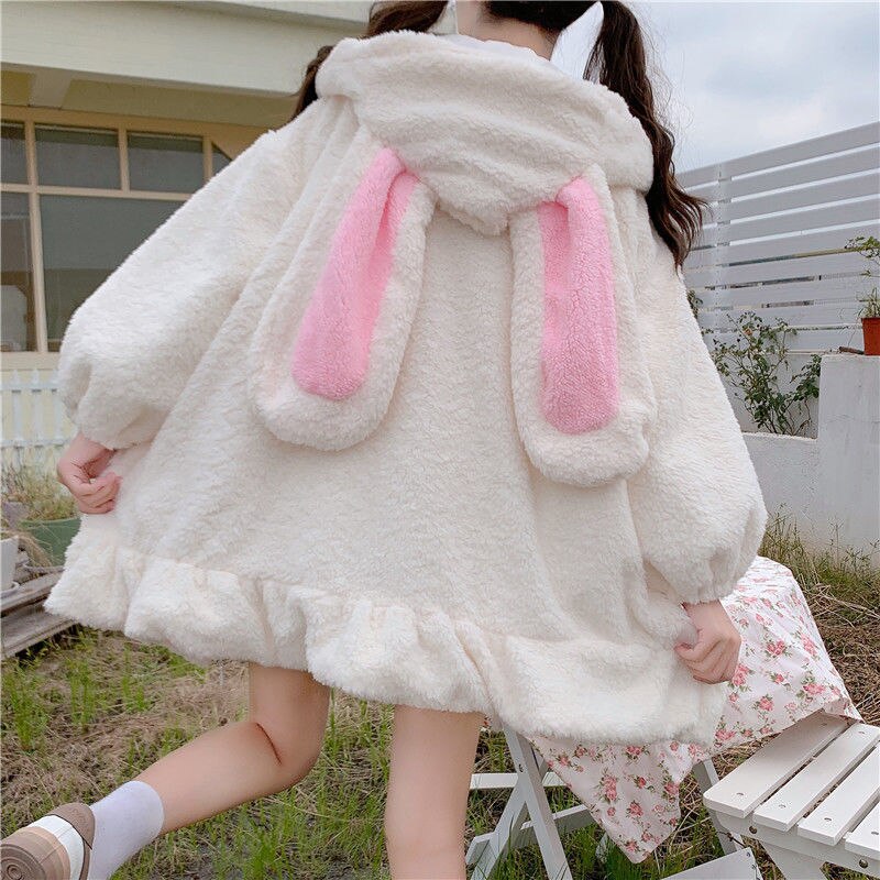 Women's Oversized Bunny Hoodie