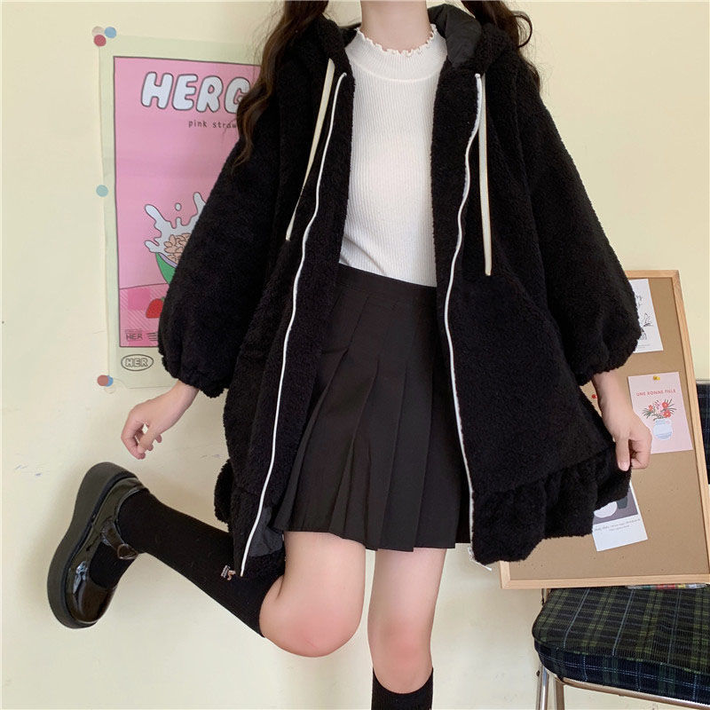 Women's Oversized Bunny Hoodie