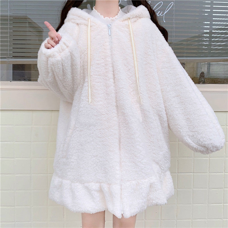 Women's Oversized Bunny Hoodie