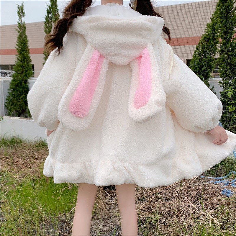 Women's Oversized Bunny Hoodie