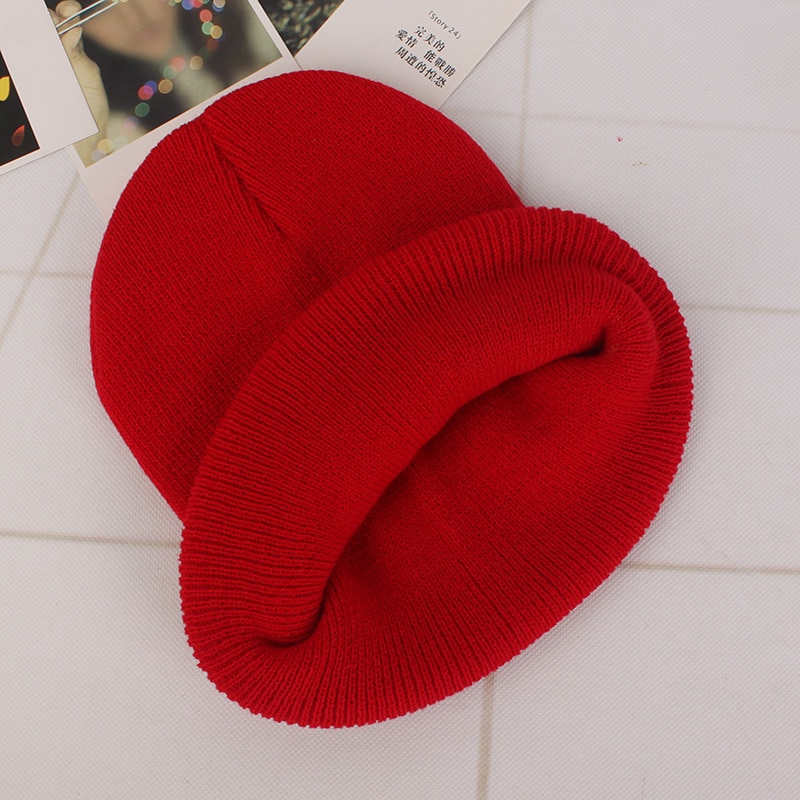 Women's Winter Casual Neon Knitted Beanie