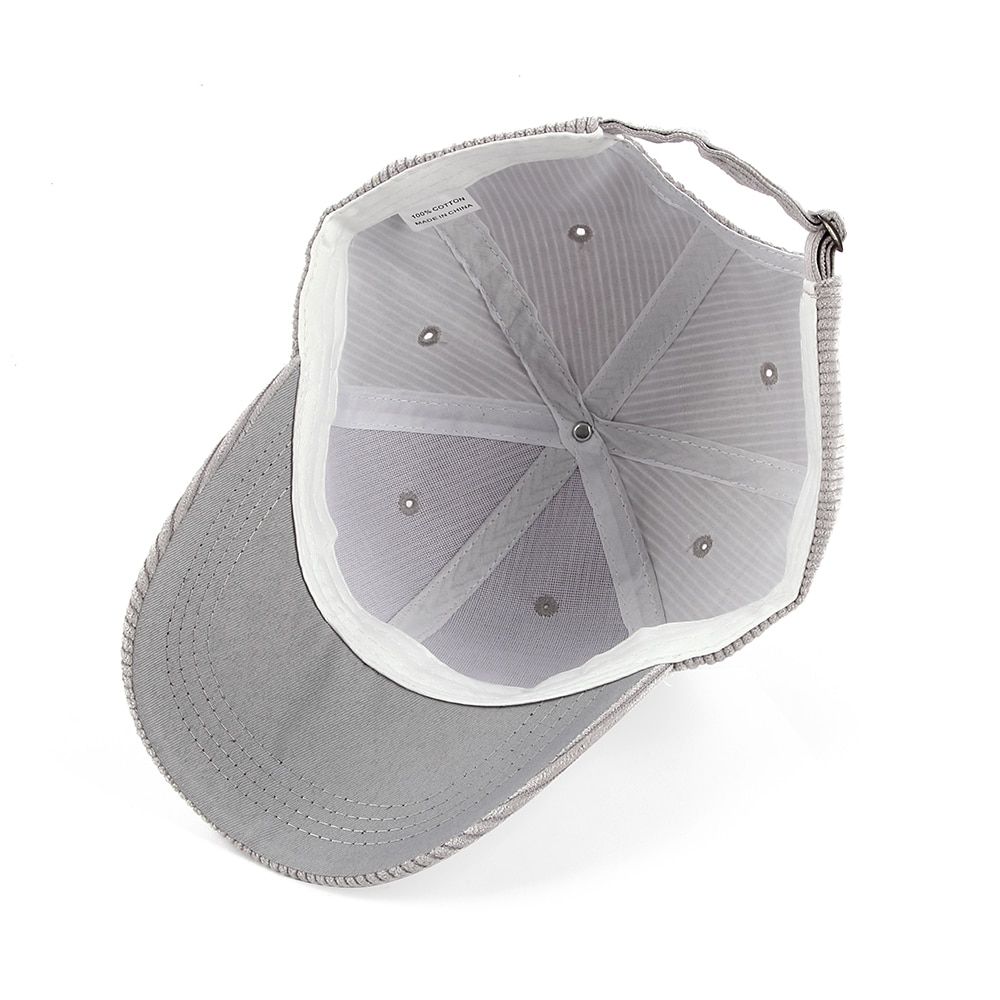 Women's Adjustable Ribbed Baseball Cap