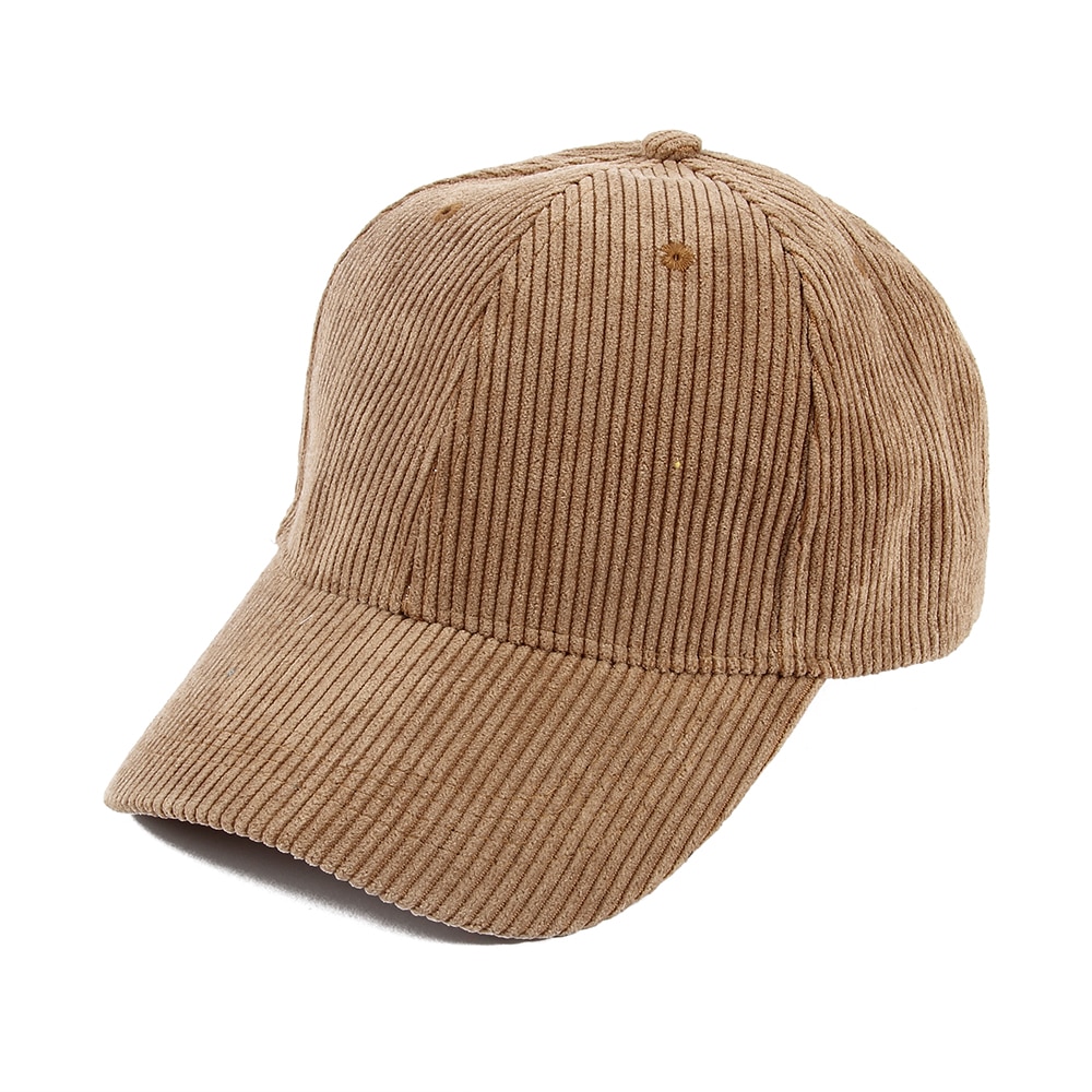 Women's Adjustable Ribbed Baseball Cap