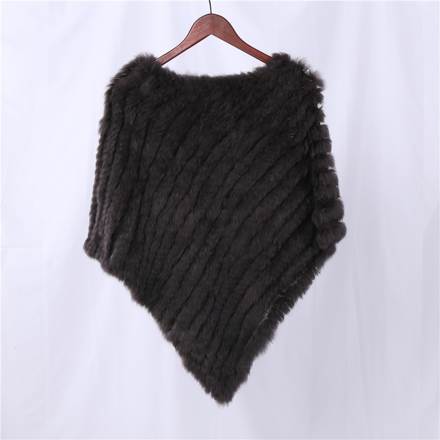 Women's Rabbit Fur Shawl