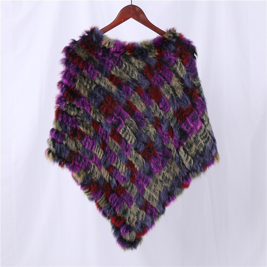 Women's Rabbit Fur Shawl