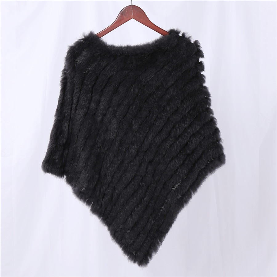 Women's Rabbit Fur Shawl