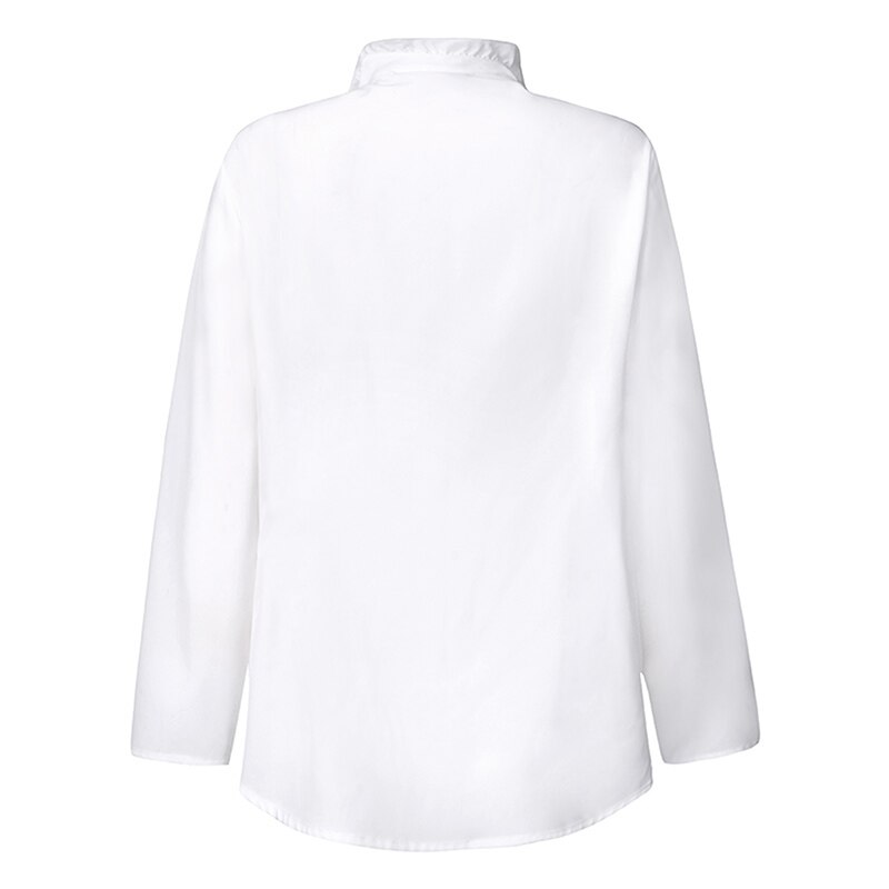 Office Women's Black / White Ruffled Blouse