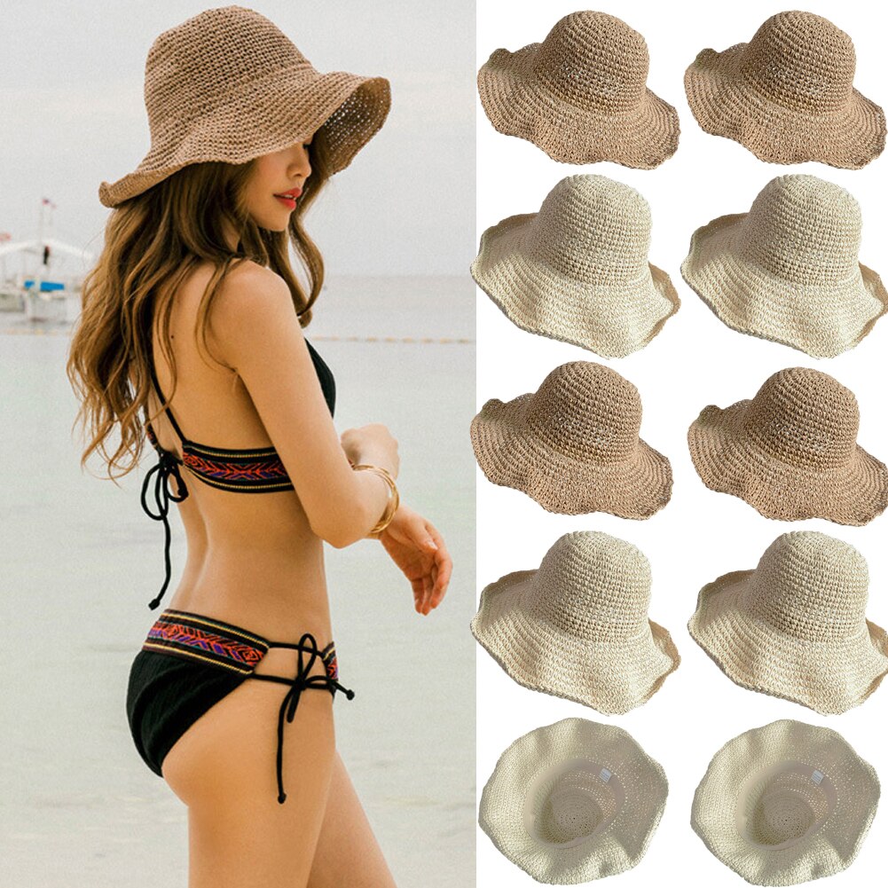 Women's Summer Floppy Straw Hat