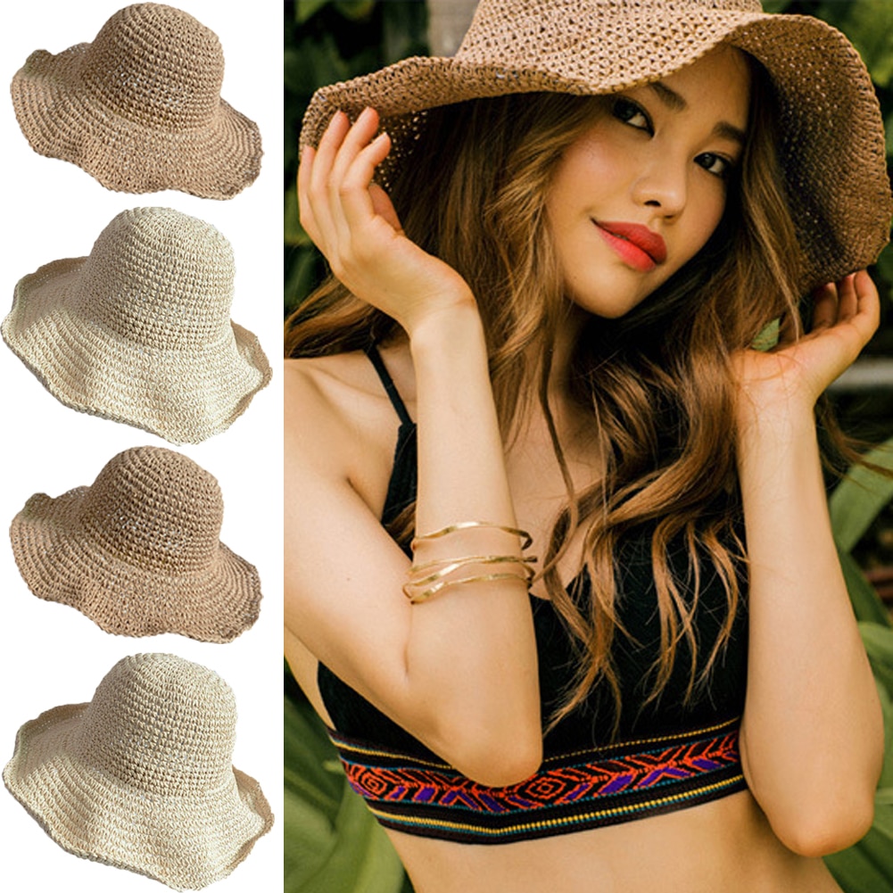 Women's Summer Floppy Straw Hat