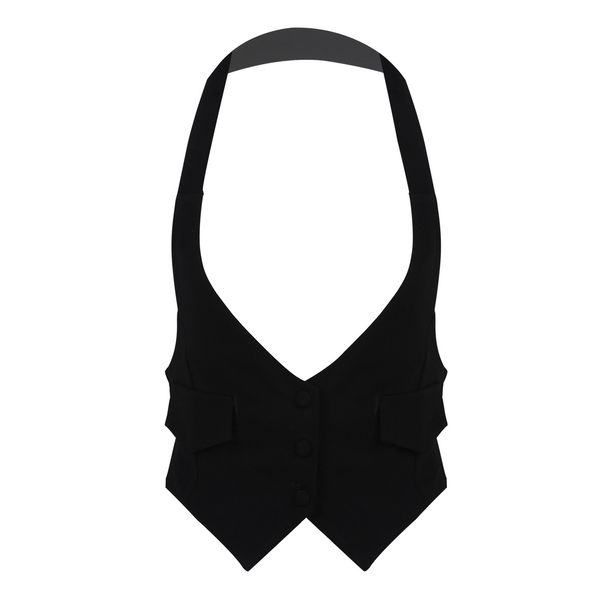 Women's Vest in Black and White Colors
