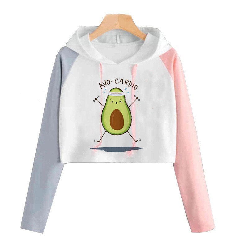 Funny Avocado Printed T Shirt for Women