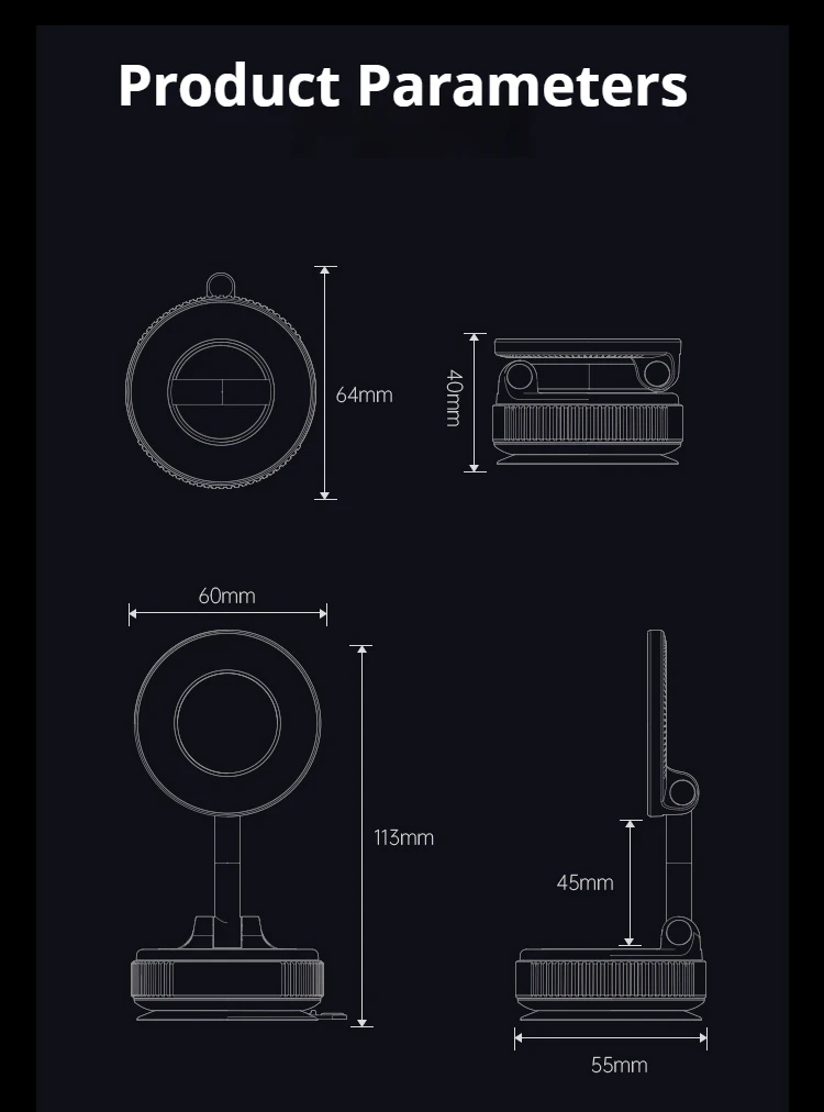 Vacuum Adsorption Mobile Phone Holder