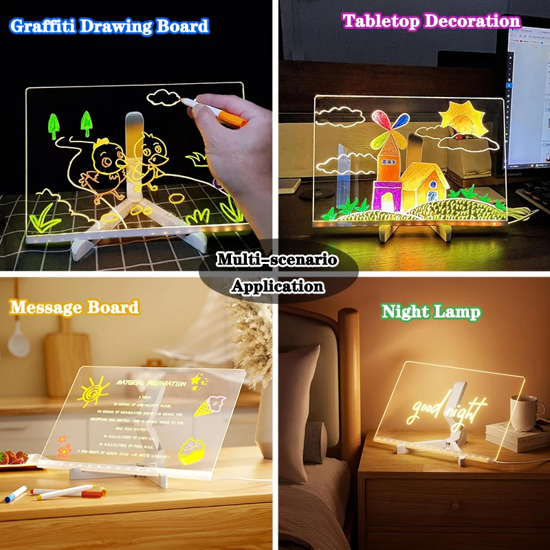 LED Luminous board - Magic Light board Graffiti Coloring