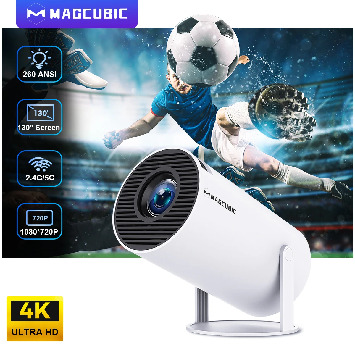 Android 11 Portable Projector