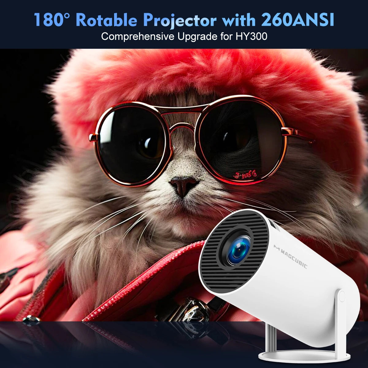 Android 11 Portable Projector