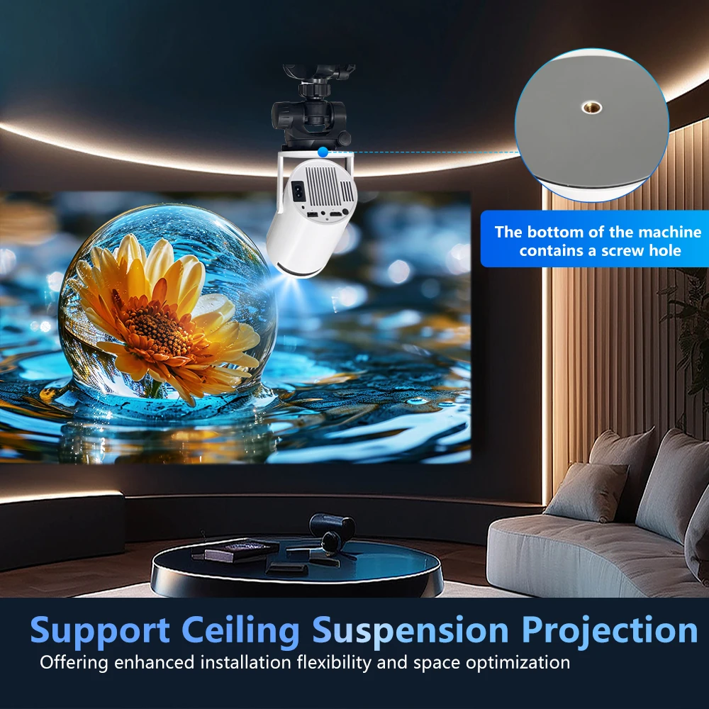 Android 11 Portable Projector