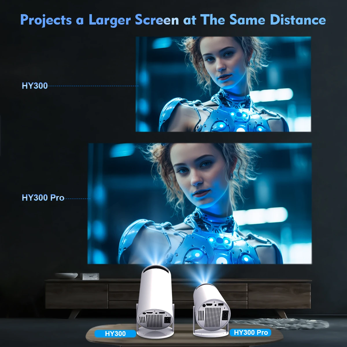 Android 11 Portable Projector